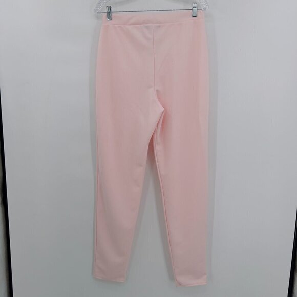 PrettyLittleThing Women's Light Pink Cigrette CrepeTrousers Pants 8 NWT - Picture 4 of 10